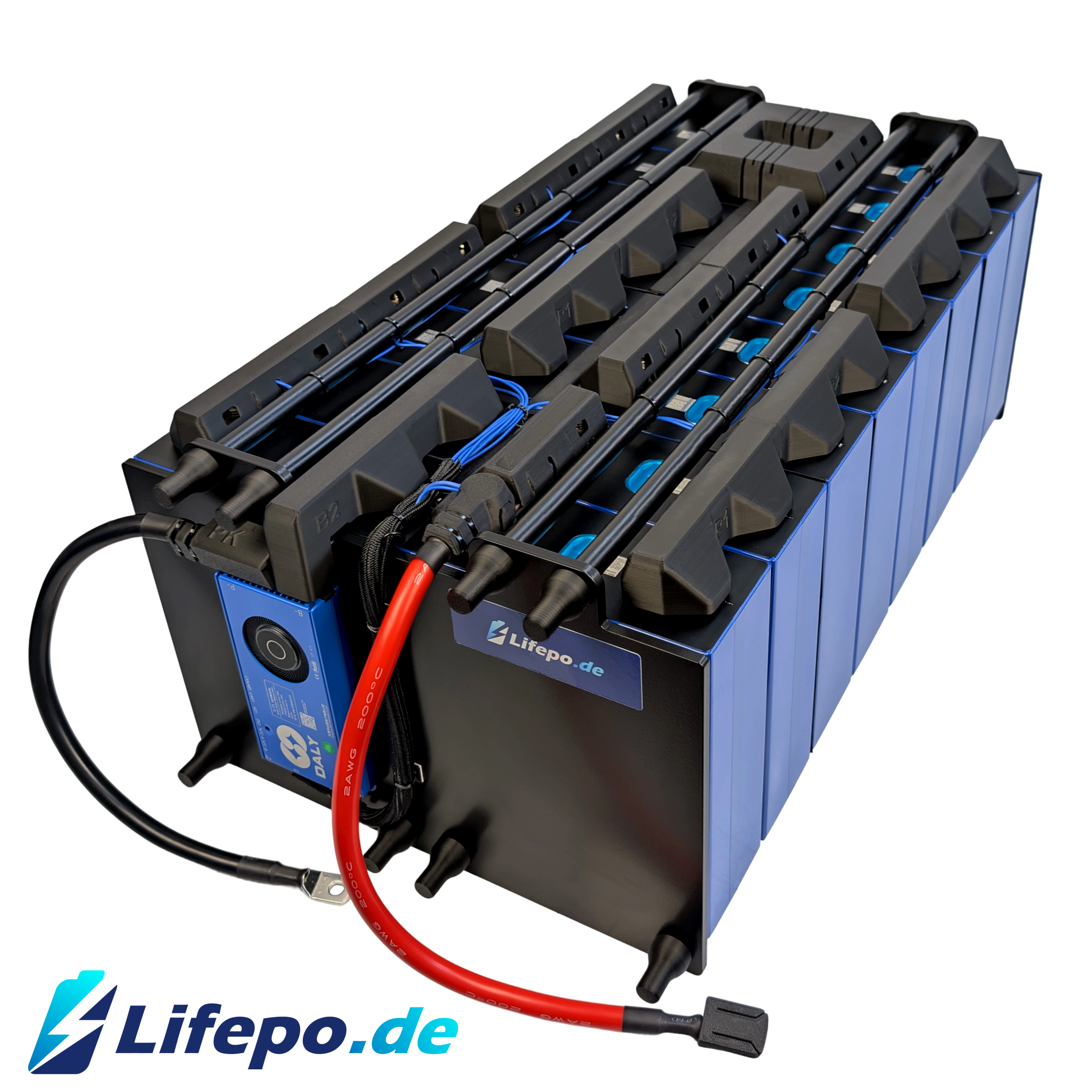 24V 16kWh/624Ah double row - Premium Lifepo4 battery