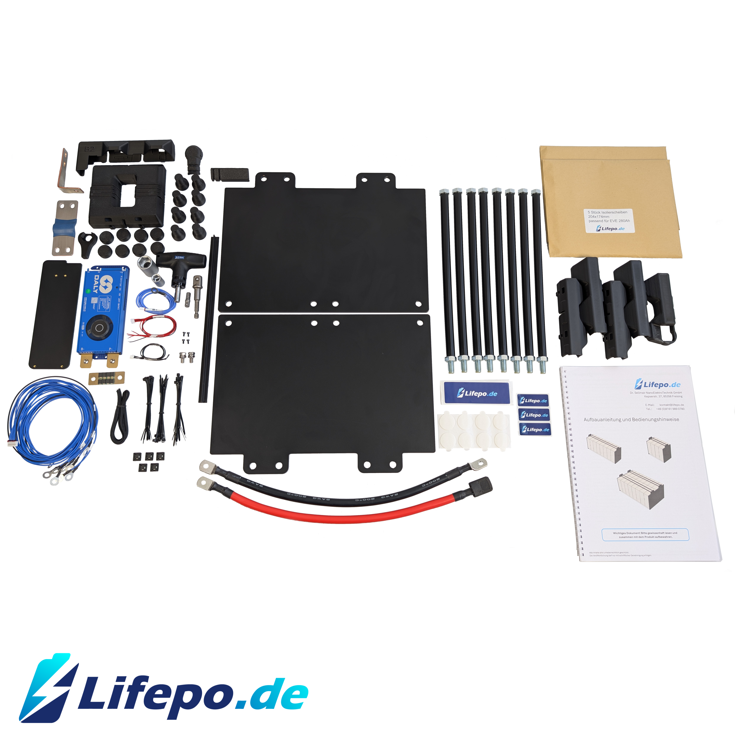 12V 8kWh/624Ah double row - Premium Lifepo4 battery