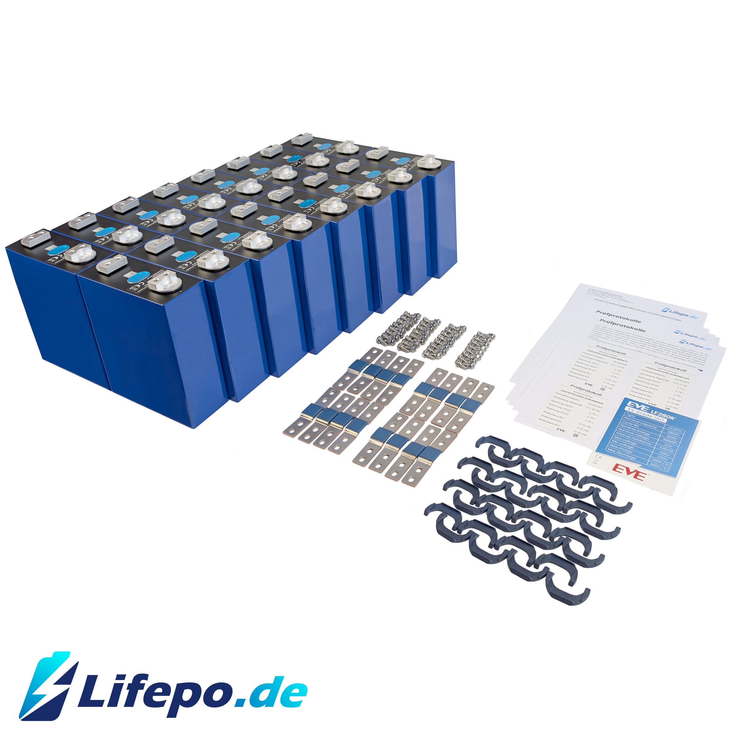 0% VAT 48v 280Ah - EVE - EV Grade (A+) - 16000Wh - 8000 cycles - Lifepo4 cells
