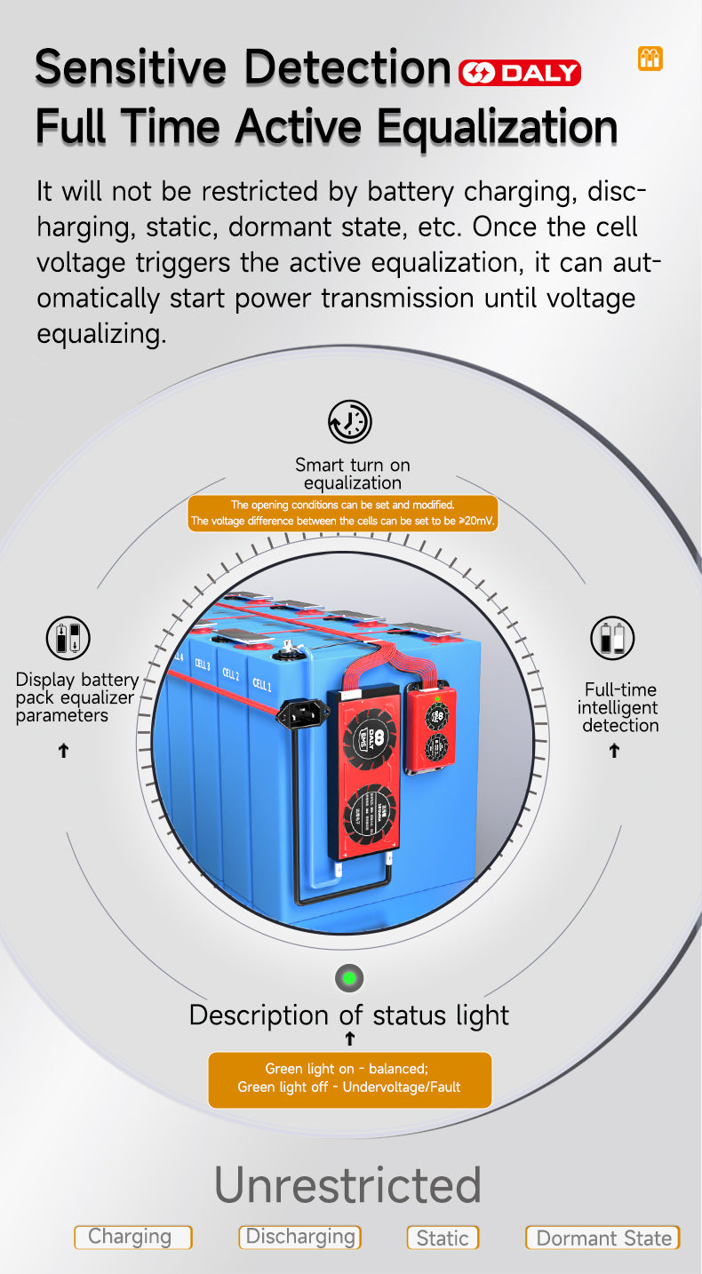 Daly Aktiver Balancer 12V 4s 1A (smart)
