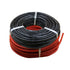 35mm² hochwertiges Silikonkabel (2AWG) in rot oder schwarz