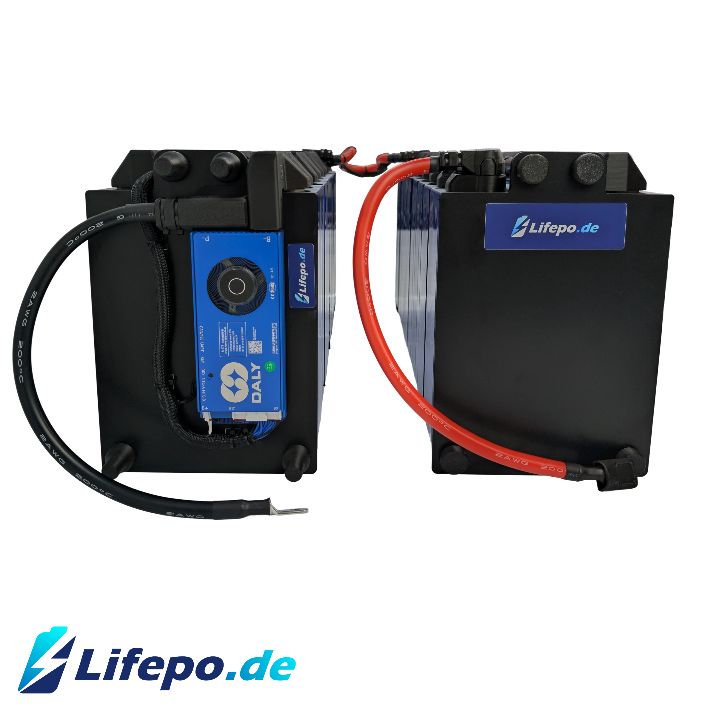 0%MwSt 24V 16kWh einreihig - Premium Lifepo4 Batterie