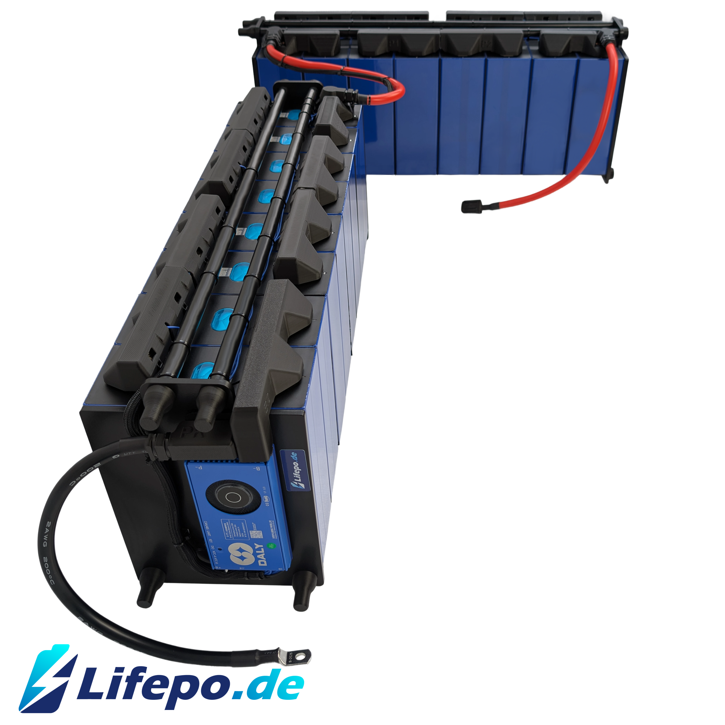 0%MwSt 24V 16kWh einreihig - Premium Lifepo4 Batterie