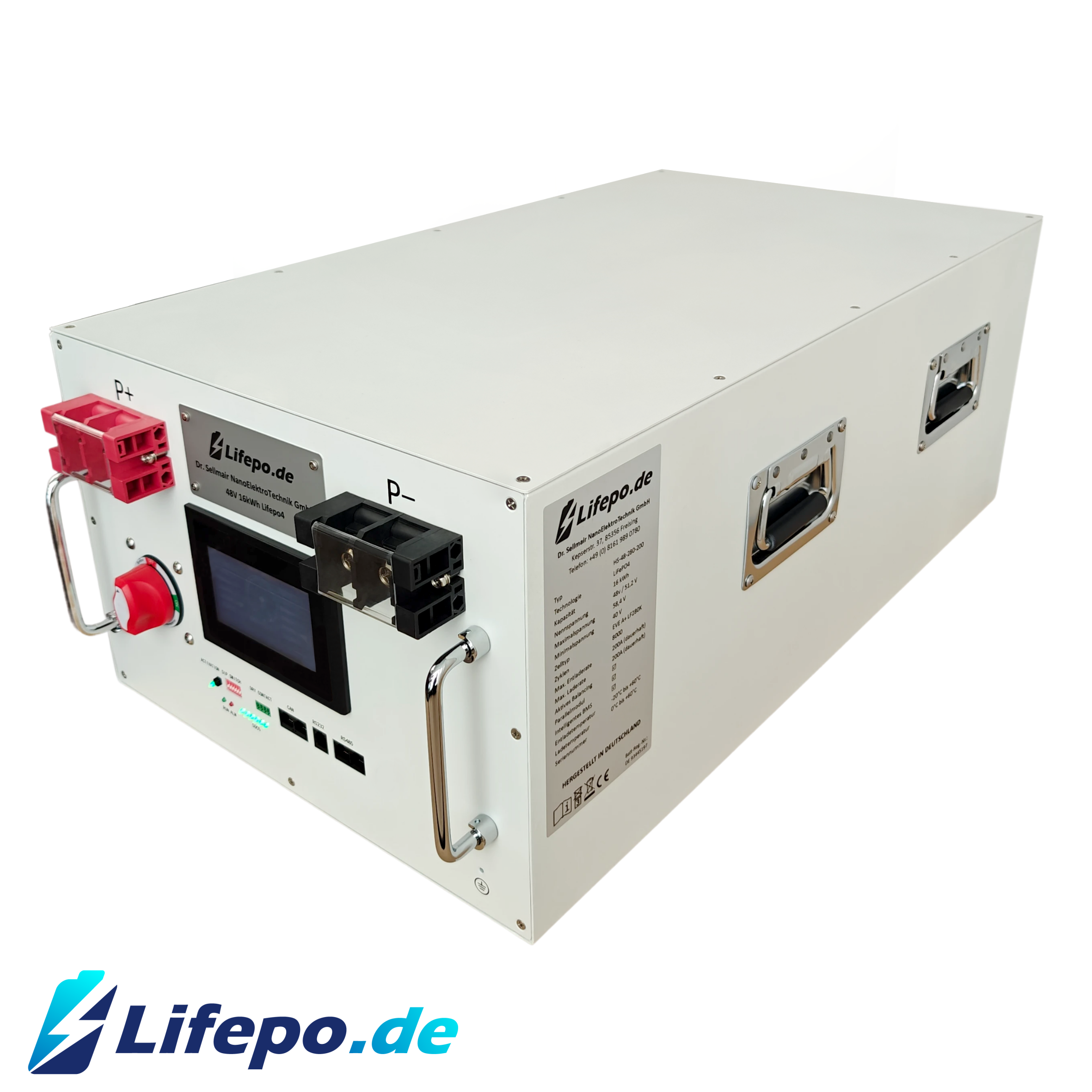 LIFEPO4 16KWH 48V battery (HS-48-280-200)