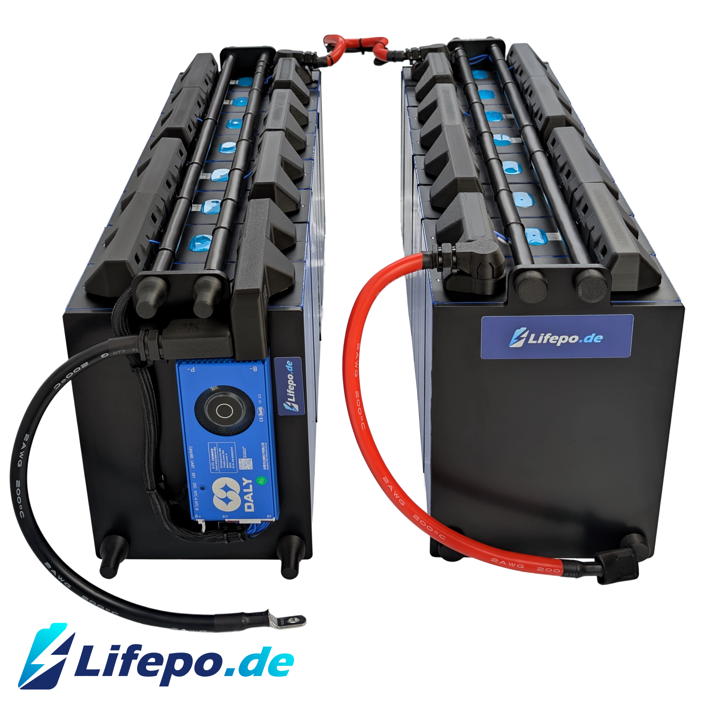 0%MwSt 24V 16kWh einreihig - Premium Lifepo4 Batterie