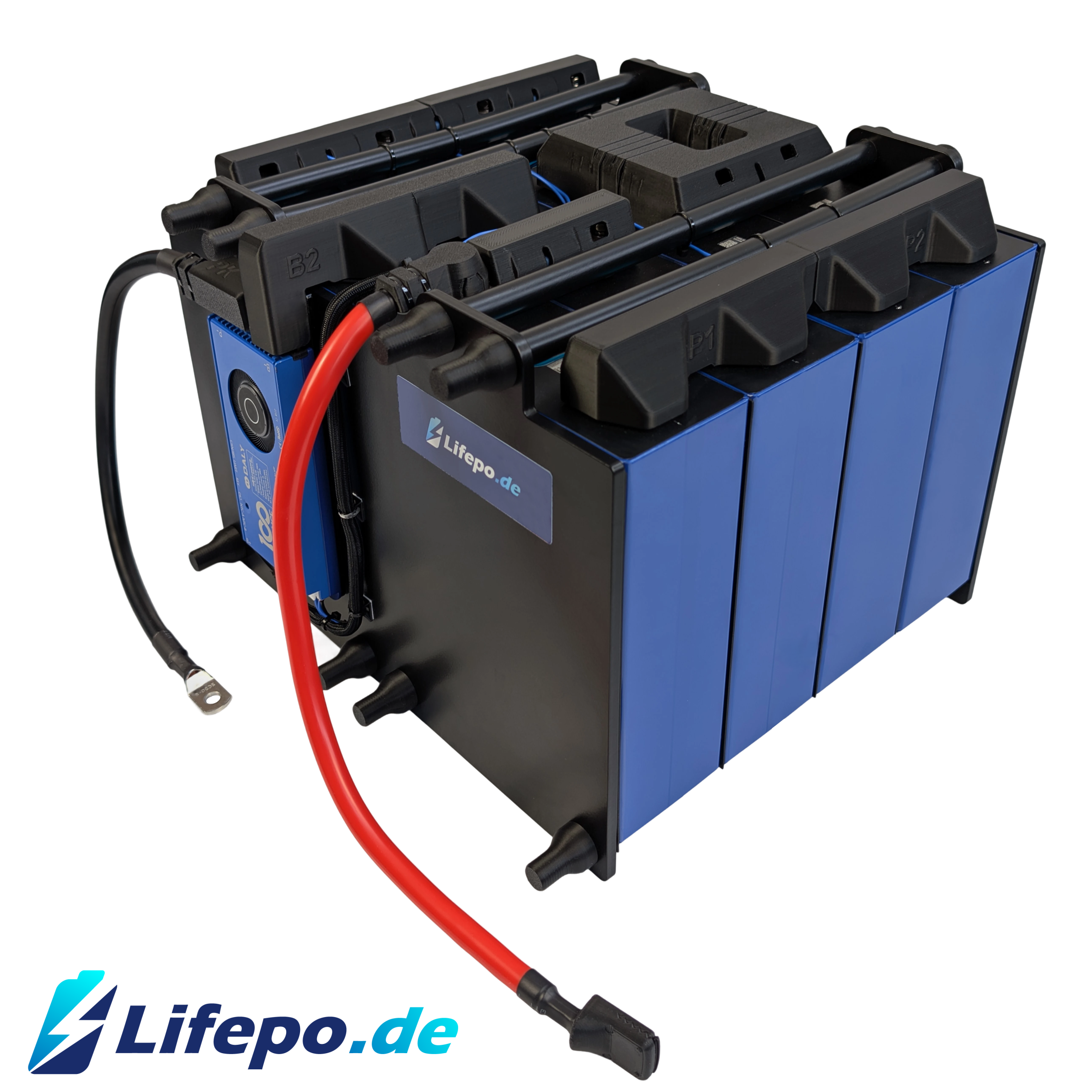 0%MwSt 12V 8kWh zweireihig - Premium Lifepo4 Batterie