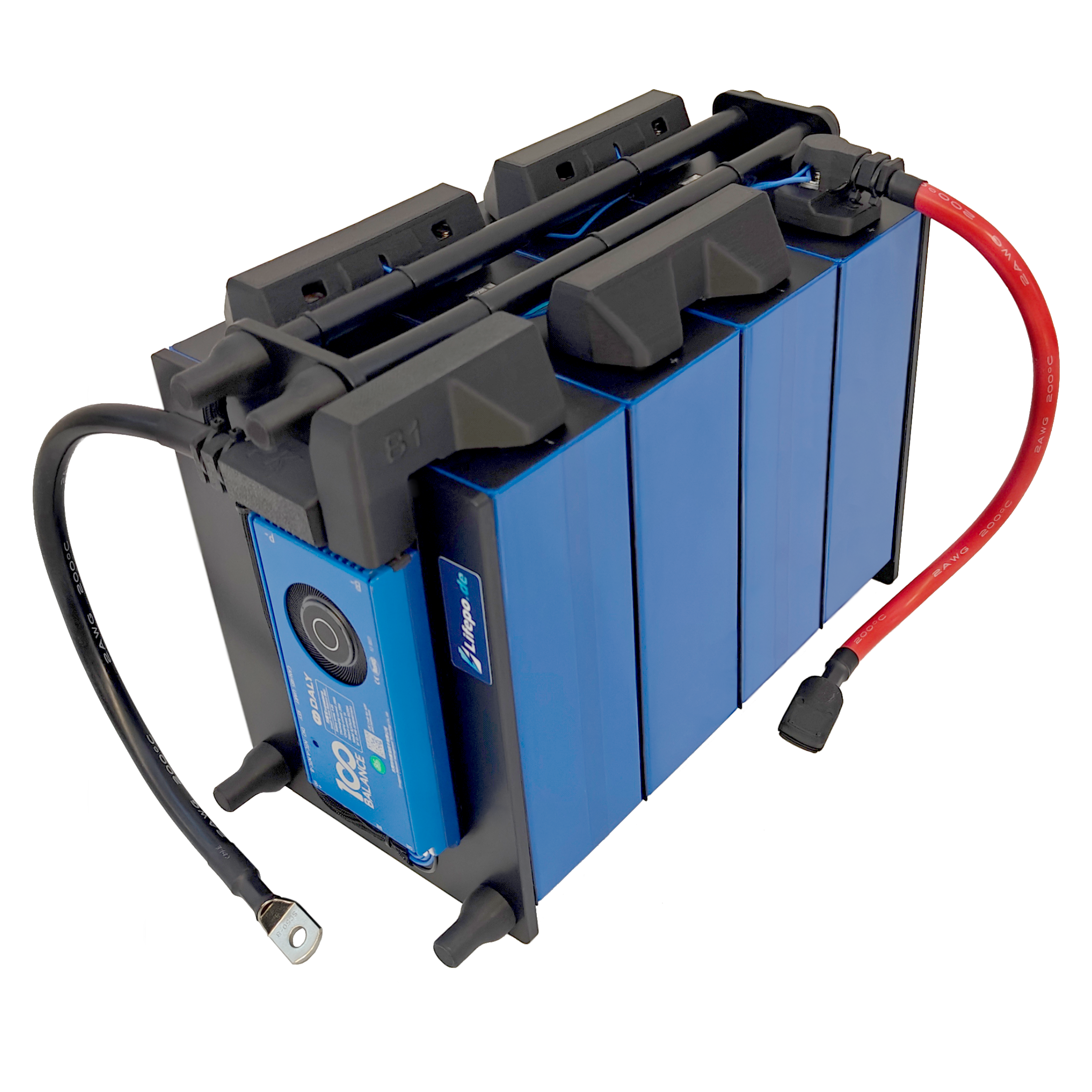 0%MwSt 12V 4kWh/312Ah einreihig - Premium Lifepo4 Batterie