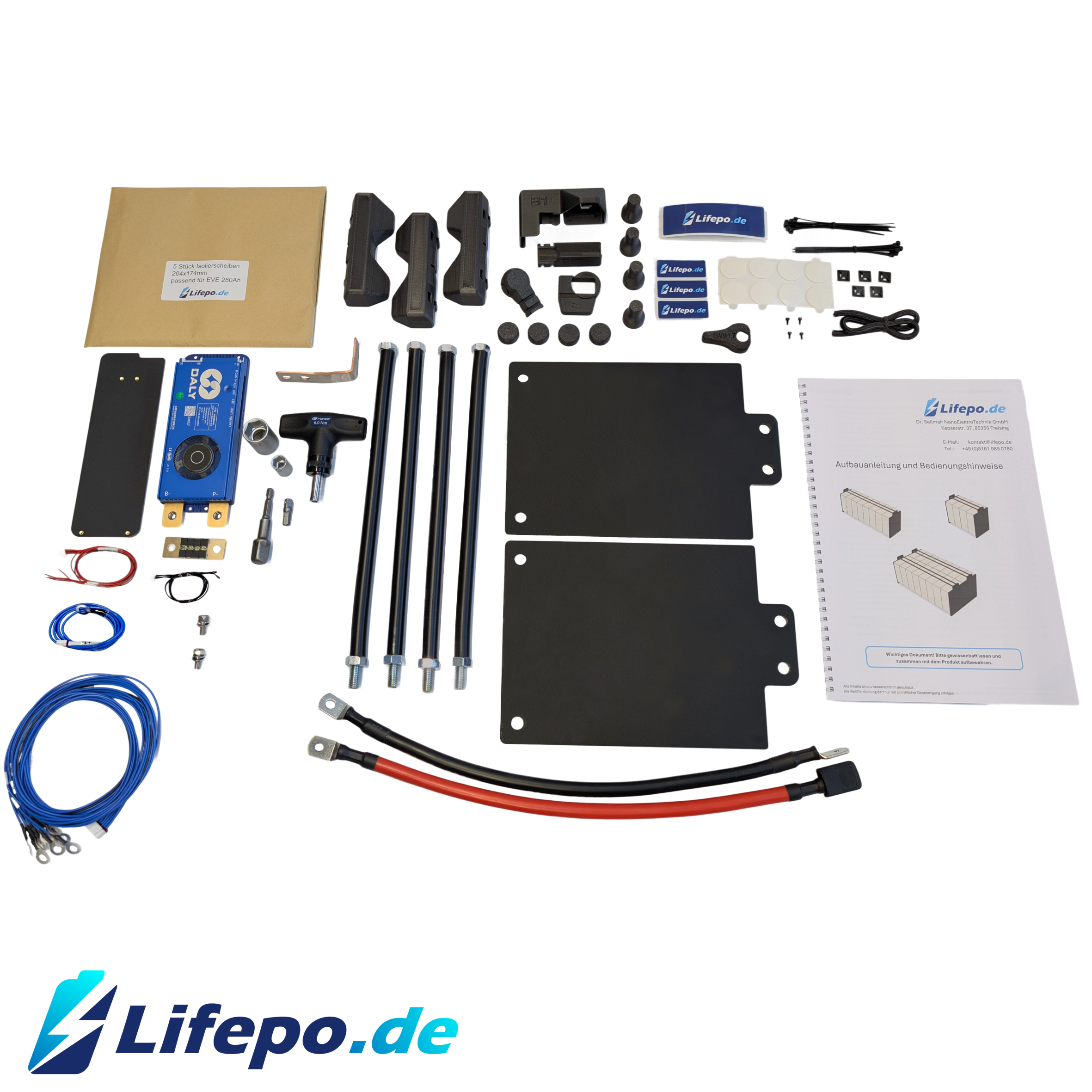 12V 4kWh einreihig - Premium Lifepo4 Batterie