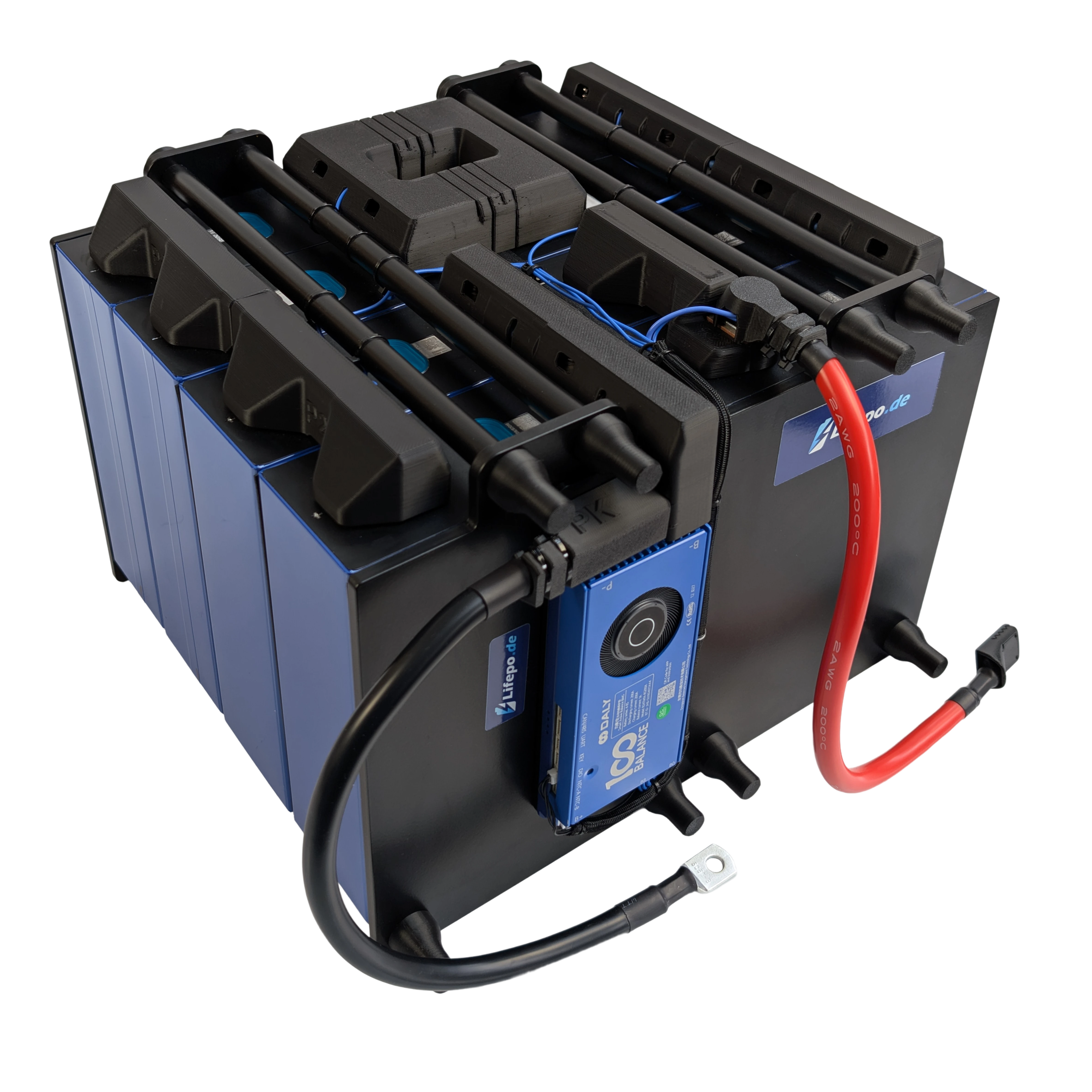 12V 8kWh/624Ah zweireihig - Premium Lifepo4 Batterie