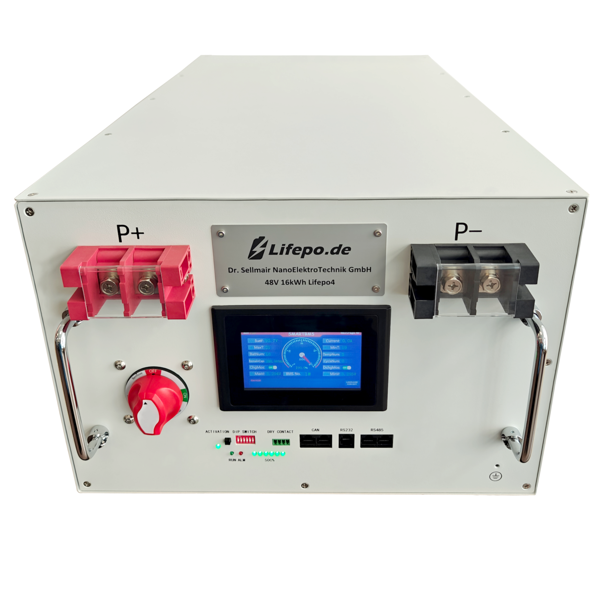 0%MwSt Lifepo4 16kWh 48V Batterie (HS-48-280-200)
