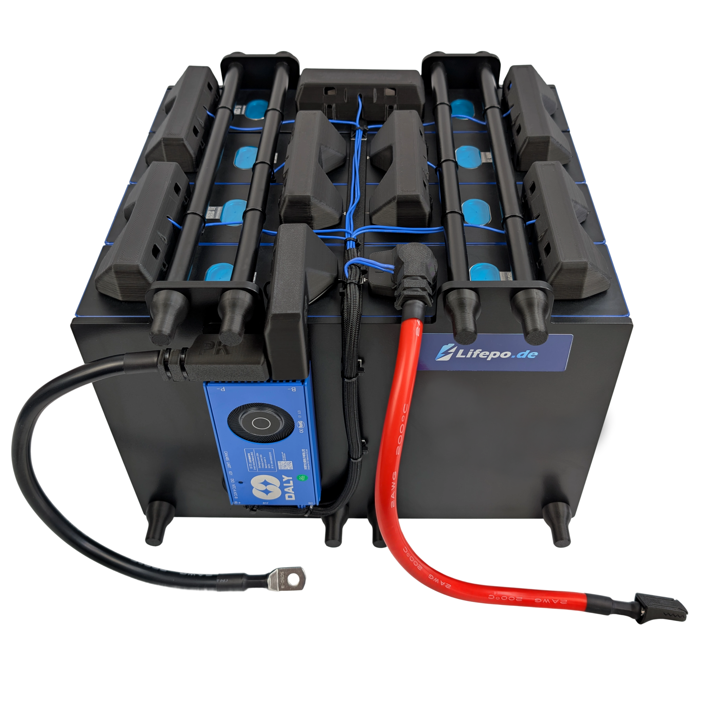 0%MwSt 24V 8kWh/312Ah zweireihig - Premium Lifepo4 Batterie