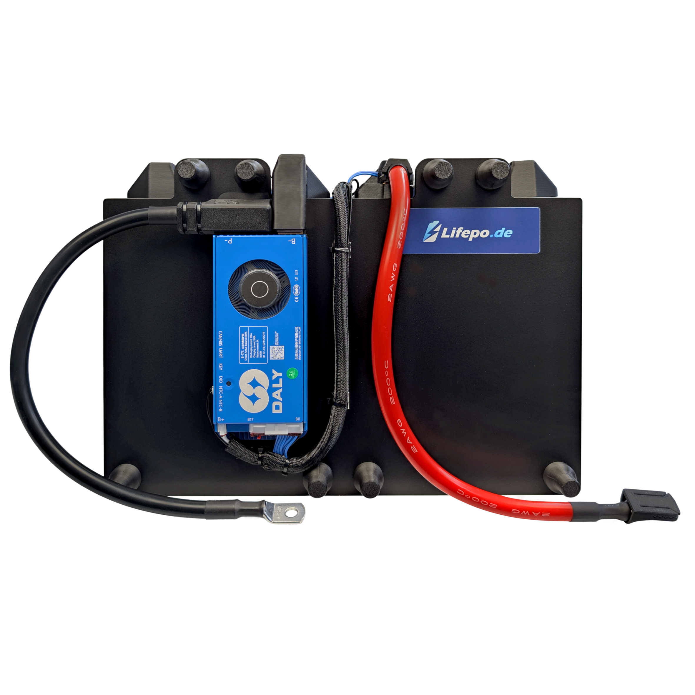 24V 16kWh/624Ah zweireihig - Premium Lifepo4 Batterie