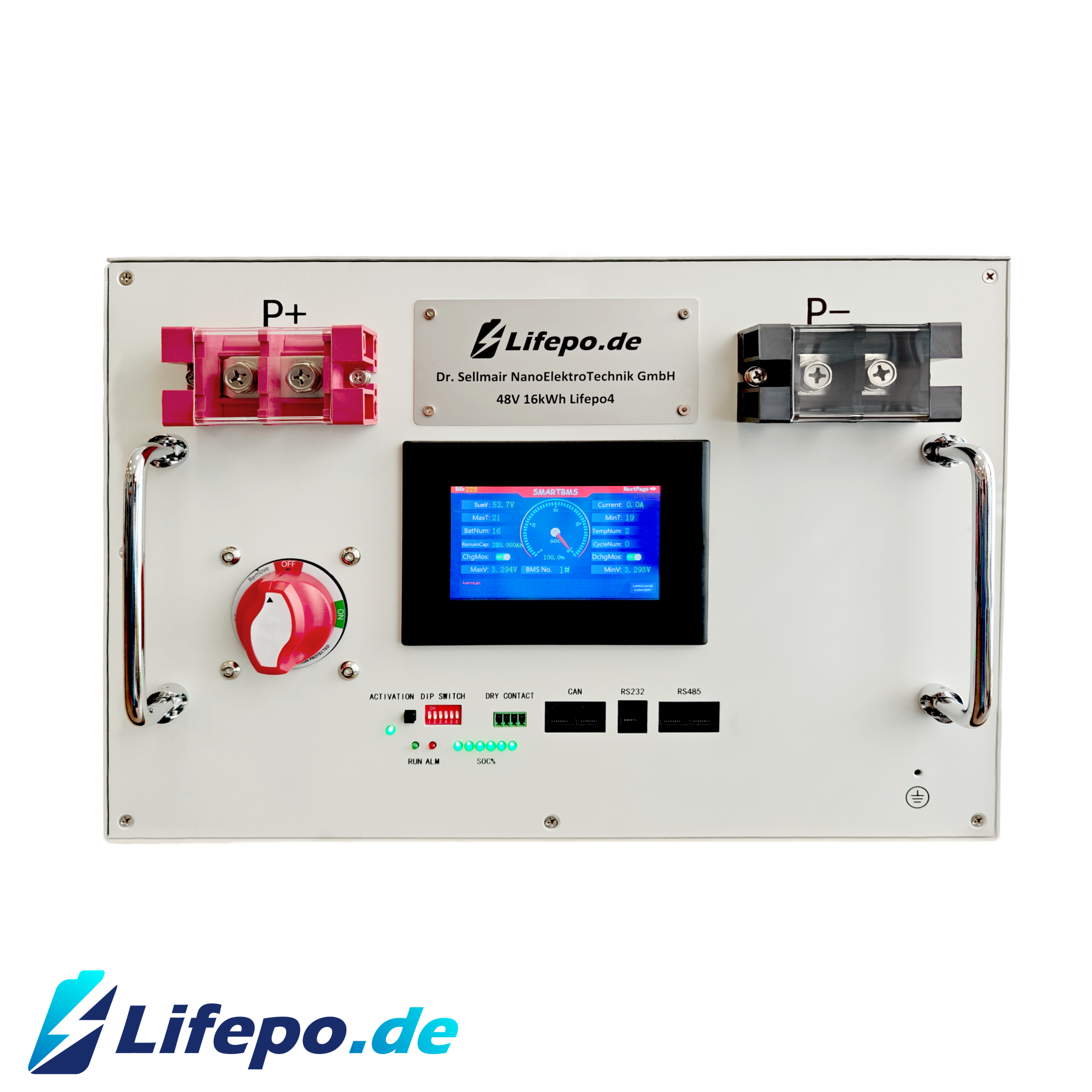 LIFEPO4 16KWH 48V battery (HS-48-280-200)