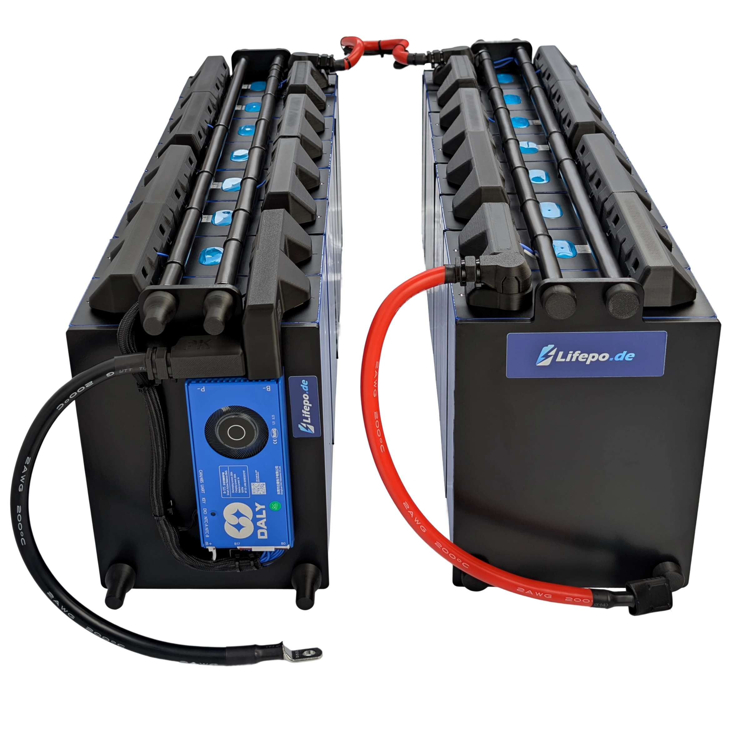 0%VAT 24V 16kWh/624Ah single row - Premium Lifepo4 battery