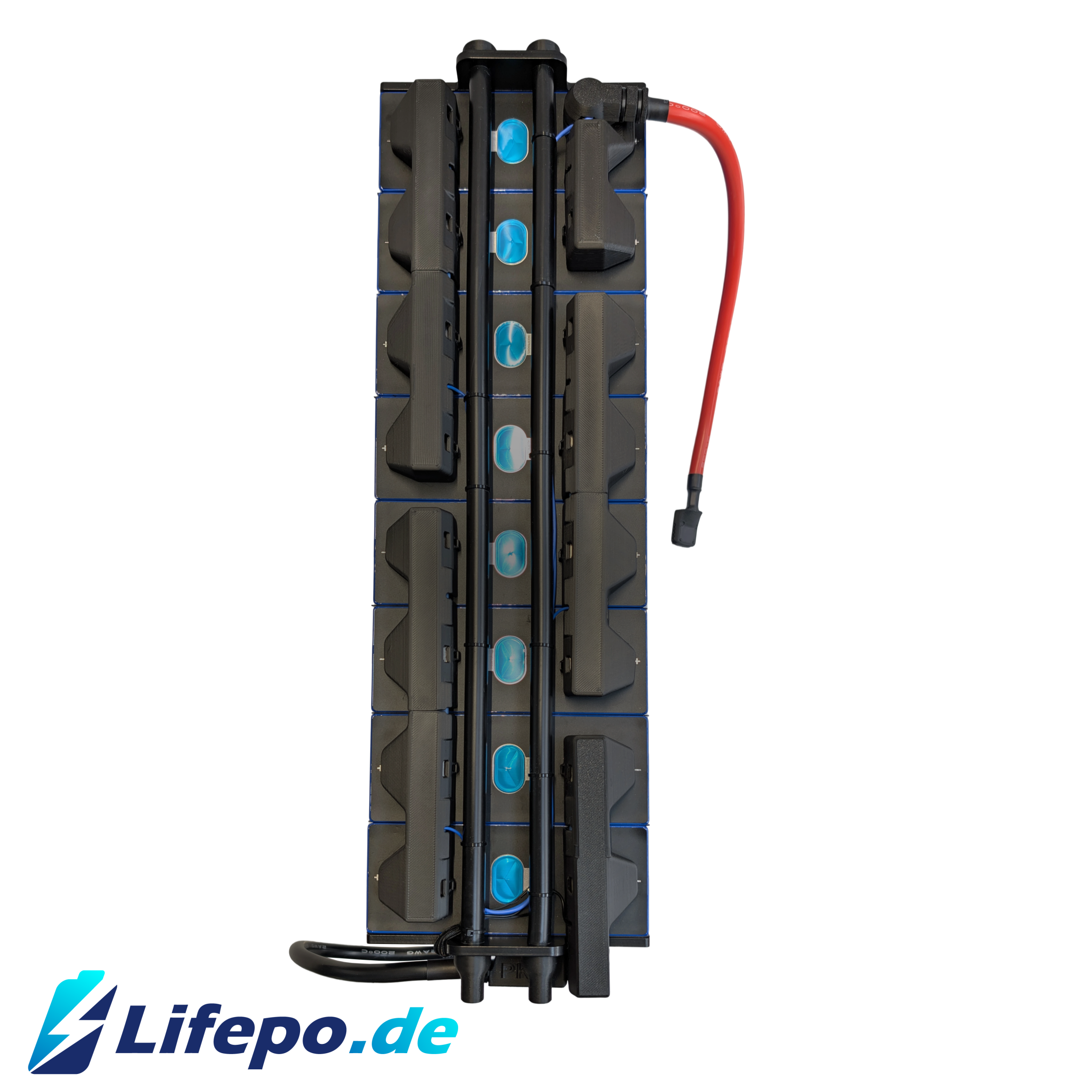 12V 8kWh einreihig - Premium Lifepo4 Batterie