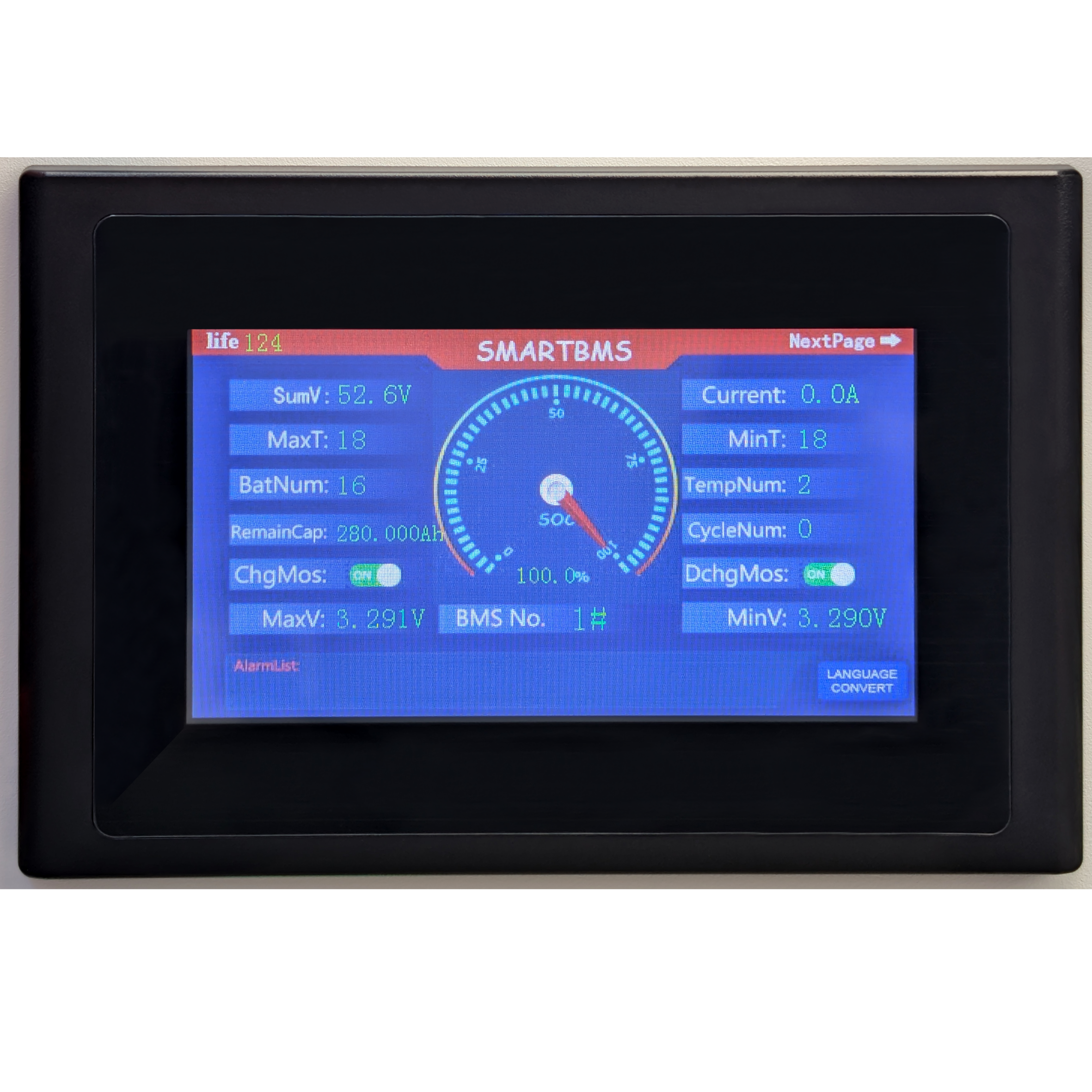 Lifepo4 16kWh 48V battery (HS-48-280-200)