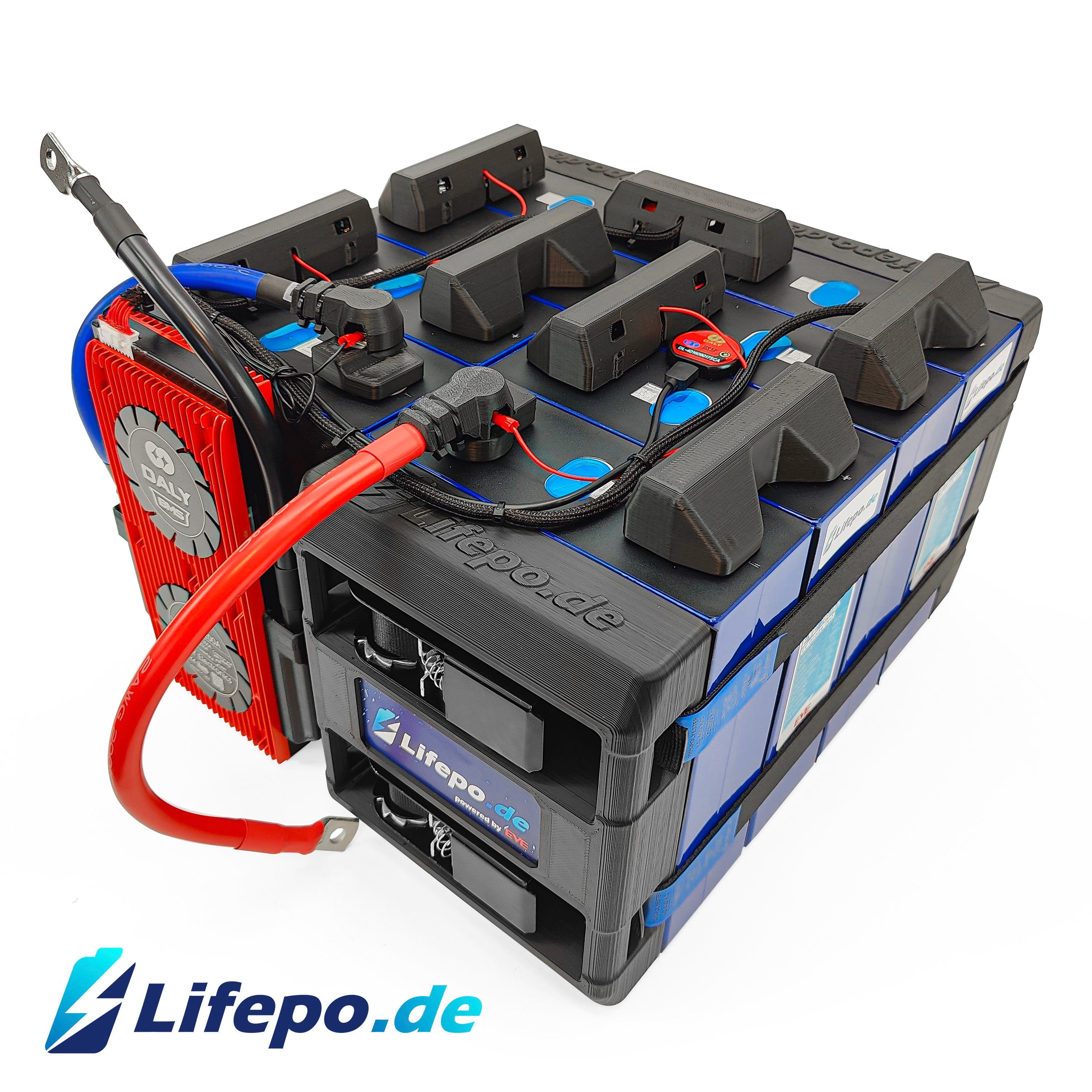 0% MwSt 24v 280Ah Lifepo4 Batteriesystem mit EVE Grade A+ 7,17kWh - zweireihig