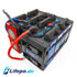 24v 280Ah Lifepo4 battery system with EVE Grade A+ 7.6kWh - double row