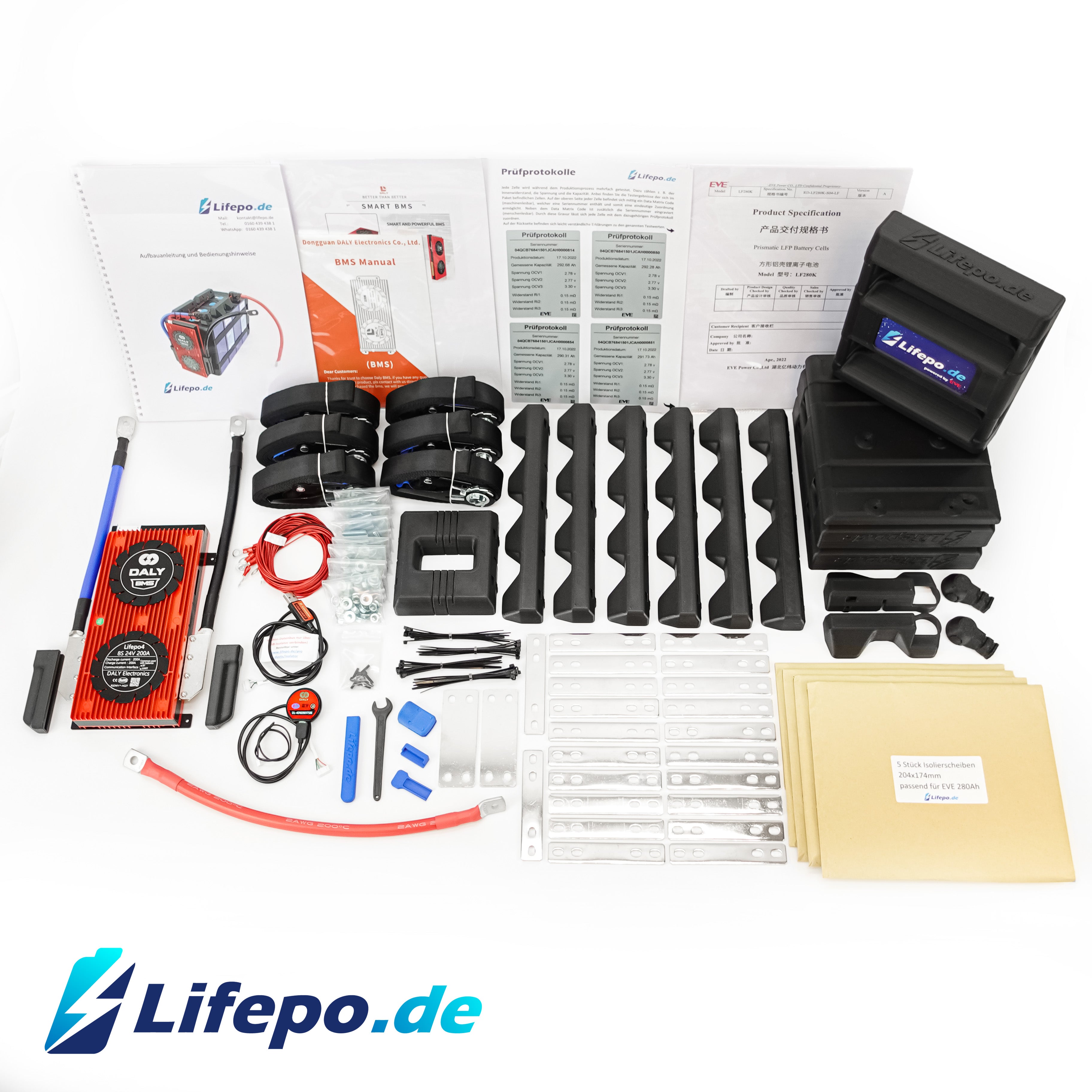 24v 560Ah Lifepo4 Batteriesystem mit EVE Grade A+ 16kWh