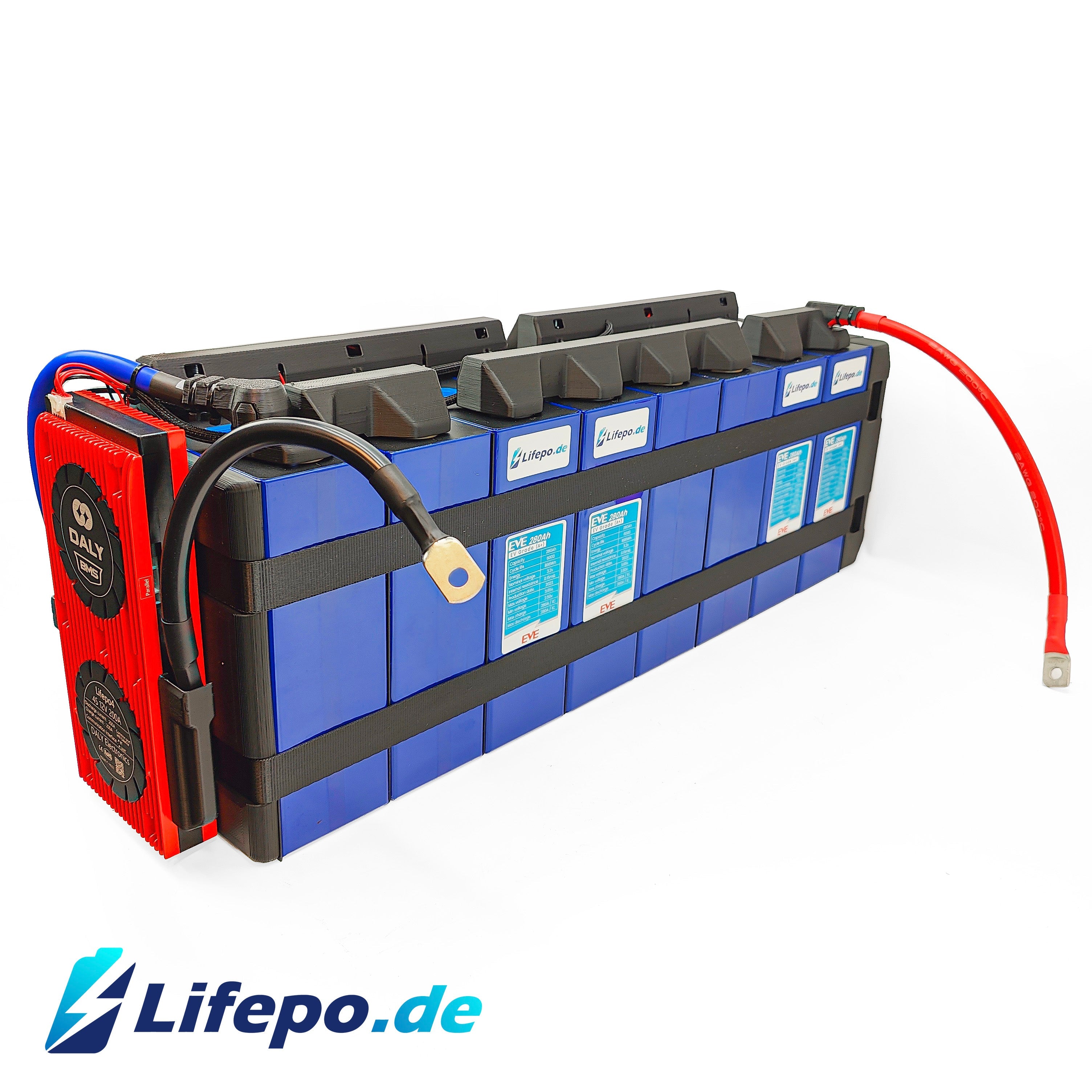 24v 560Ah Lifepo4 battery system with EVE Grade A+ 15.2kWh –