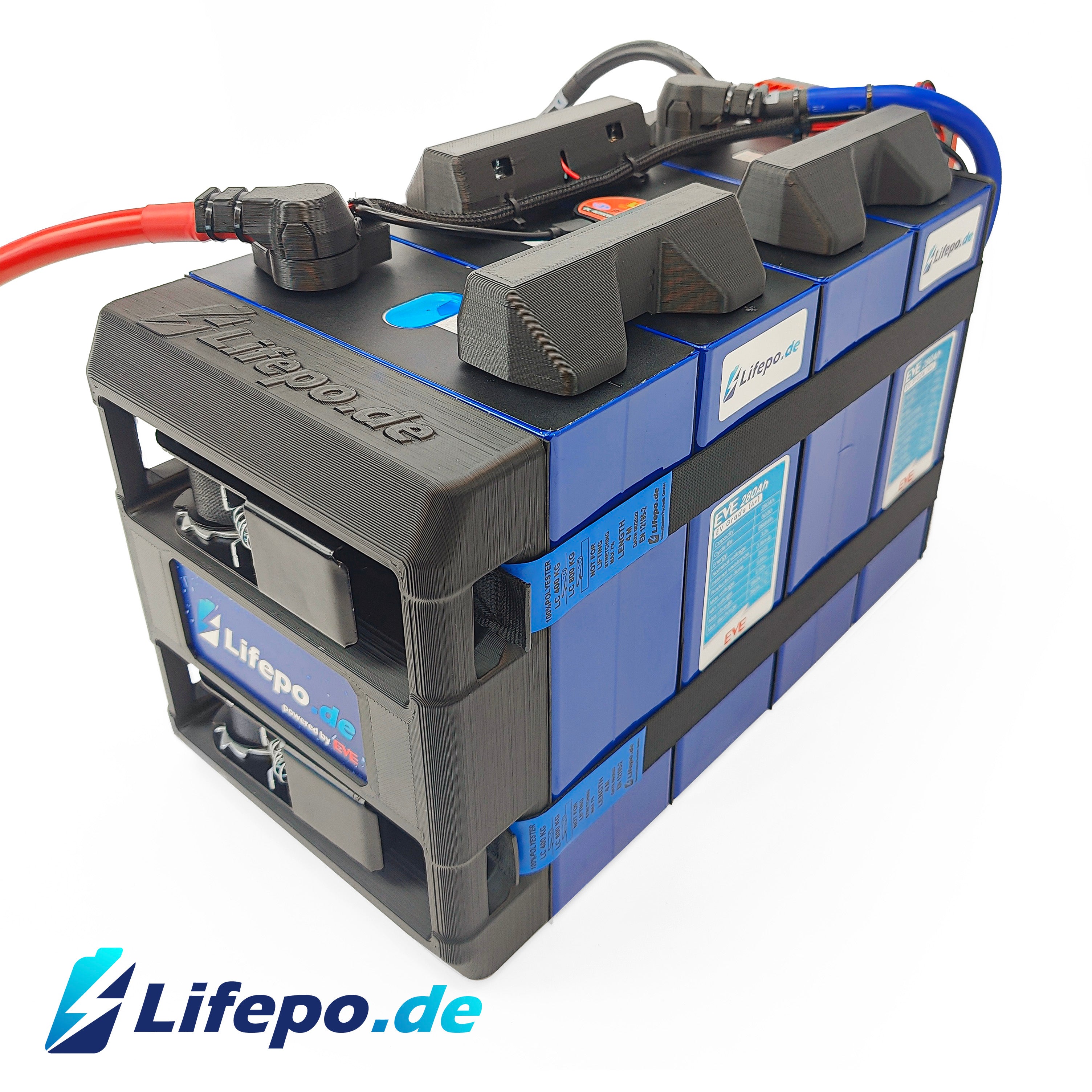 12v 280Ah Lifepo4 battery system with EVE Grade A+ 3.8kWh –