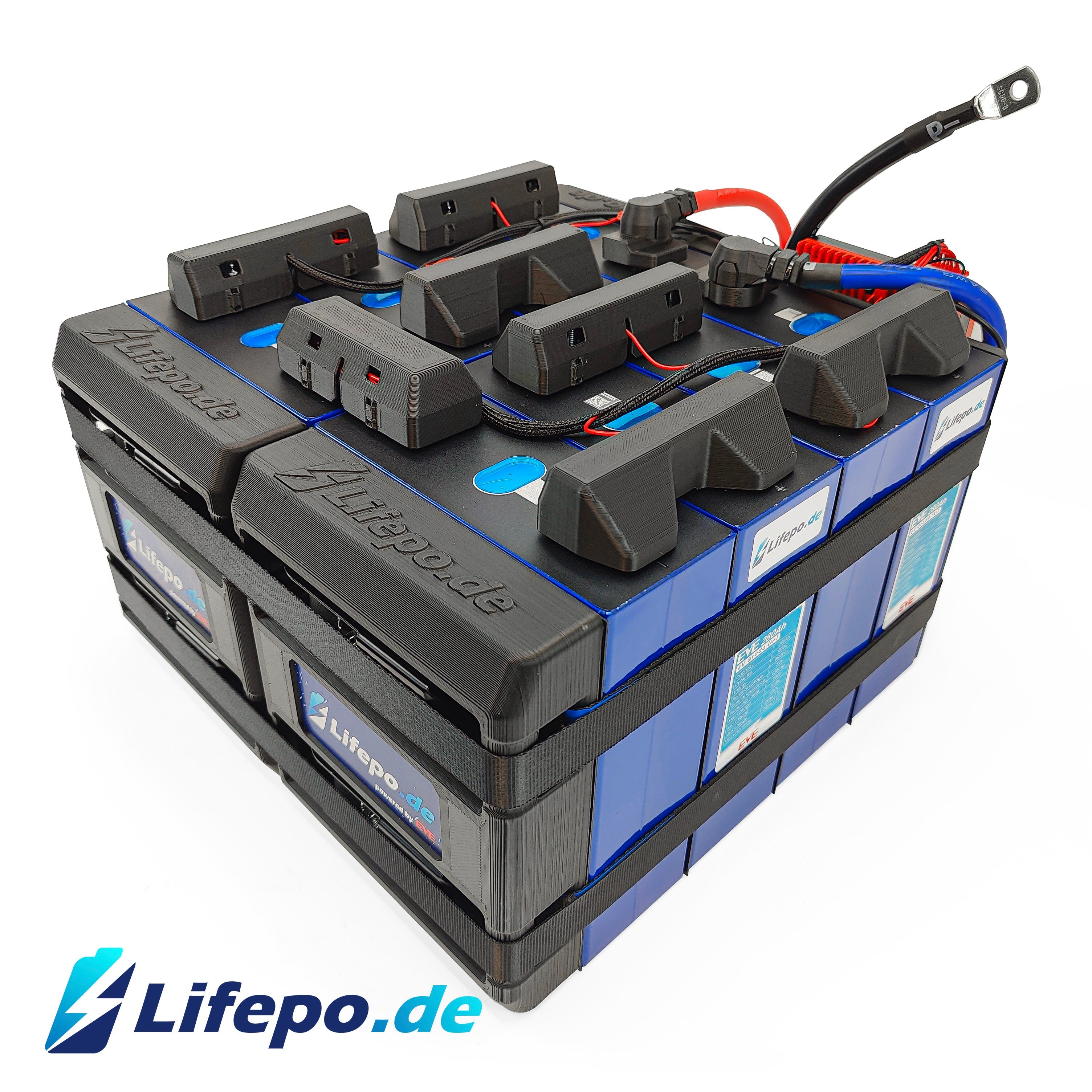 0% MwSt 24v 280Ah Lifepo4 Batteriesystem mit EVE Grade A+ 8kWh - zweir –